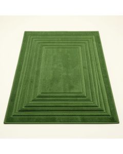 Wren Crest Rectangular Outdoor Rug - Green (synthetic illustration; no displayed measurements)