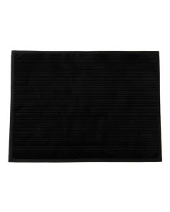 Lake Crest Bath Mat - Black (synthetic illustration; no displayed measurements)