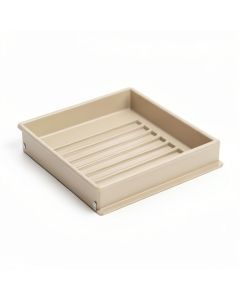 Flint Bluff Empty Under-Desk Cable Tray - Beige (synthetic illustration; no displayed measurements)