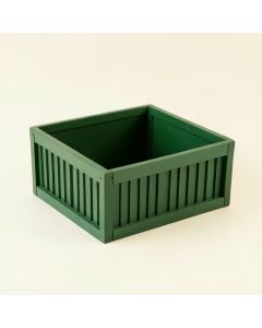 Fern Dale Empty Furniture-Style Litter Enclosure - Green (synthetic illustration; no displayed measurements)