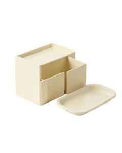 Bay Bluff Empty Coffee-Station Organizer - Cream (synthetic illustration; no displayed measurements)