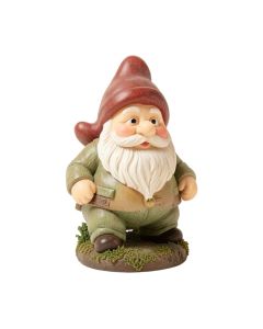 Twinkling Light Gnome Garden Statue