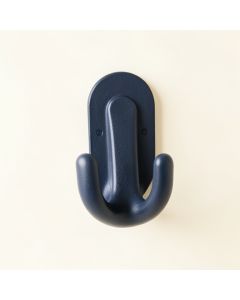 Ash Bluff Wall-Mounted Robe Hook - Navy (synthetic illustration; no displayed measurements)