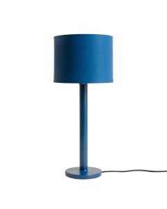 Ash Crossing Floor Lamp With A Plain Fabric Shade - Blue (synthetic illustration; no displayed measurements)