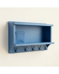 Dawn Bend Wall-Mounted Entryway Organizer Shelf - Blue (synthetic illustration; no displayed measurements)