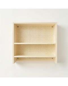 Shore Branch Empty Wall-Mounted Tool Organizer Panel - Cream (synthetic illustration; no displayed measurements)