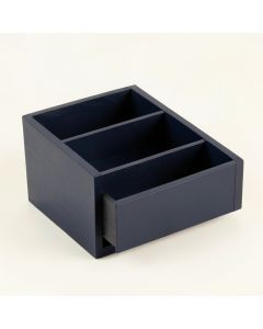 Oak Branch Empty Coffee-Station Organizer - Navy (synthetic illustration; no displayed measurements)