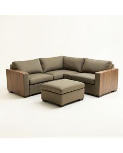 Alleyn 97 '' Wide Right Hand Facing Sleeper Corner Sectional With Ottoman (synthetic illustration; no displayed measurements)