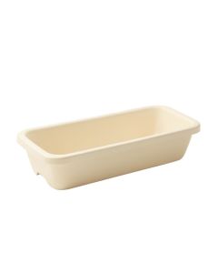 Linden Canyon Empty Railing Planter With Integral Brackets - Ivory (synthetic illustration; no displayed measurements)