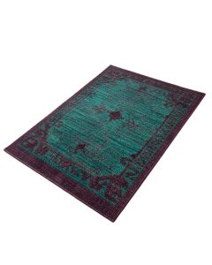 Hand-Knotted Wool/Silk Area Rug (synthetic illustration; no displayed measurements)