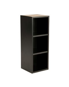 Wren Canyon Narrow Cubby Tower - Black (synthetic illustration; no displayed measurements)