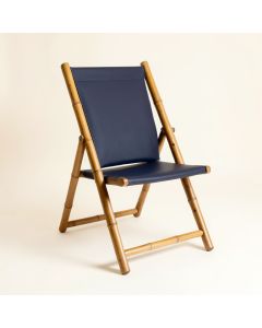 Hazel Crest Folding Outdoor Chair - Navy (synthetic illustration; no displayed measurements)