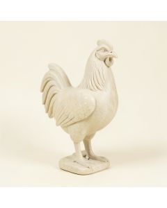 Kassidy Fiberstone Long Tail Standing Rooster Statue (synthetic illustration; no displayed measurements)