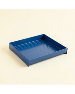 Pine Bluff Empty Under-Desk Cable Tray - Blue (synthetic illustration; no displayed measurements)