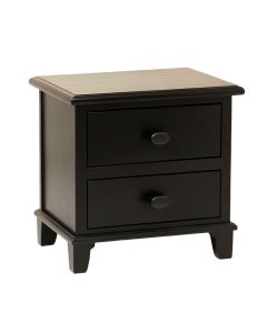 Olive Crossing Nightstand - Black (synthetic illustration; no displayed measurements)