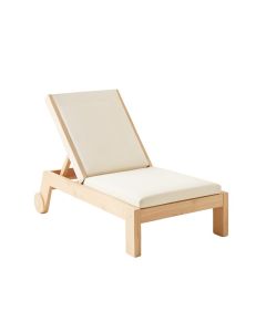 Flint Branch Outdoor Lounge Chair - Ivory (synthetic illustration; no displayed measurements)