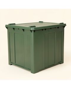 4 Ft. W X 2 Ft. D Plastic Horizontal Garbage Shed (synthetic illustration; no displayed measurements)