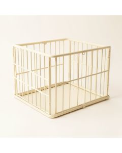 Holly Field Empty Furniture-Style Pet Crate - Ivory (synthetic illustration; no displayed measurements)