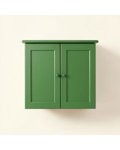 Linden Bend Wall-Mounted Laundry Cabinet - Green (synthetic illustration; no displayed measurements)
