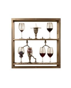 4 Piece Traditional Wine Wall Decor Set