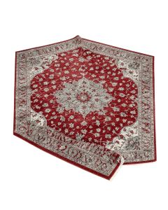 Musgrave Power Loom Red/Gray Rug