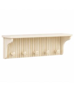 Briar Bluff Wall-Mounted Entryway Organizer Shelf - Cream