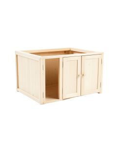 Brook Dale Empty Furniture-Style Litter Enclosure - Ivory (synthetic illustration; no displayed measurements)