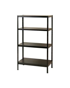 River Bridge Empty Seed-Starting Shelving Unit Without Lights - Black (synthetic illustration; no displayed measurements)