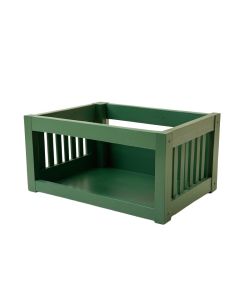 Dune Bend Empty Furniture-Style Pet Crate - Green