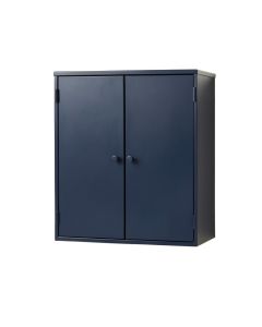 Sage Canyon Wall-Mounted Laundry Cabinet - Navy