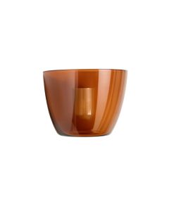 Olive Bridge Wall Sconce Mounted On A Plain Wall - Terracotta (synthetic illustration; no displayed measurements)