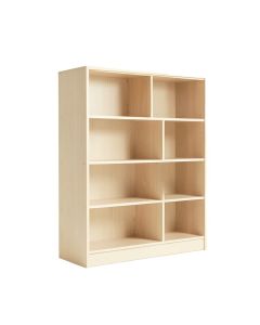 Brook Falls Freestanding Bookcase - Ivory (synthetic illustration; no displayed measurements)