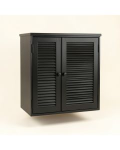 Heath Bluff Wall-Mounted Laundry Cabinet - Black (synthetic illustration; no displayed measurements)