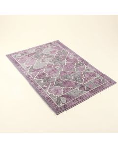 Ajmail Geometric Purple/Gray Area Rug (synthetic illustration; no displayed measurements)