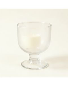 Dune Bridge Empty Candle Holder - White (synthetic illustration; no displayed measurements)