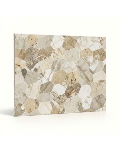 Marble Honeycomb Mosaic Subway Wall & Floor Tile (synthetic illustration; no displayed measurements)