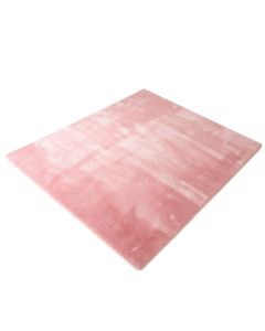 Hutton Plush Faux Pink Area Rug (synthetic illustration; no displayed measurements)