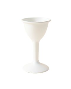 Meadow Bend Empty Candle Holder - White (synthetic illustration; no displayed measurements)
