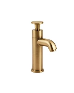 Restoration Mini Widespread Bathroom Sink Faucet With Brass Pop-Up