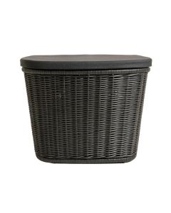 Cedar Branch Laundry Hamper - Black