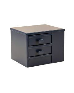 Moss Bridge Small-Parts Storage Drawer Cabinet - Navy (synthetic illustration; no displayed measurements)