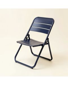 Field Dale Folding Outdoor Chair - Navy (synthetic illustration; no displayed measurements)