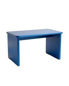 Oak Edge Writing Desk - Blue (synthetic illustration; no displayed measurements)