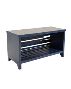 River Bridge Shoe Storage Bench - Navy