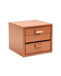 Slate Dale Small-Parts Storage Drawer Cabinet - Terracotta