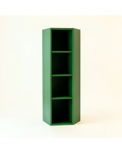Birch Canyon Narrow Cubby Tower - Green (synthetic illustration; no displayed measurements)
