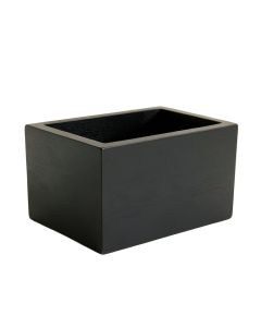 Ash Bluff Empty Raised Planter - Black