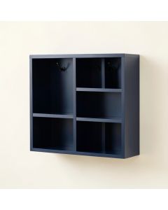 Moss Bend Wall-Mounted Entryway Organizer Shelf - Navy (synthetic illustration; no displayed measurements)