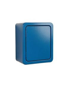Cedar Dell Wall-Mounted Entry Cabinet - Blue