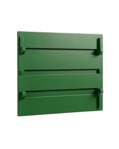 Stone Dale Empty Wall-Mounted Tool Organizer Panel - Green